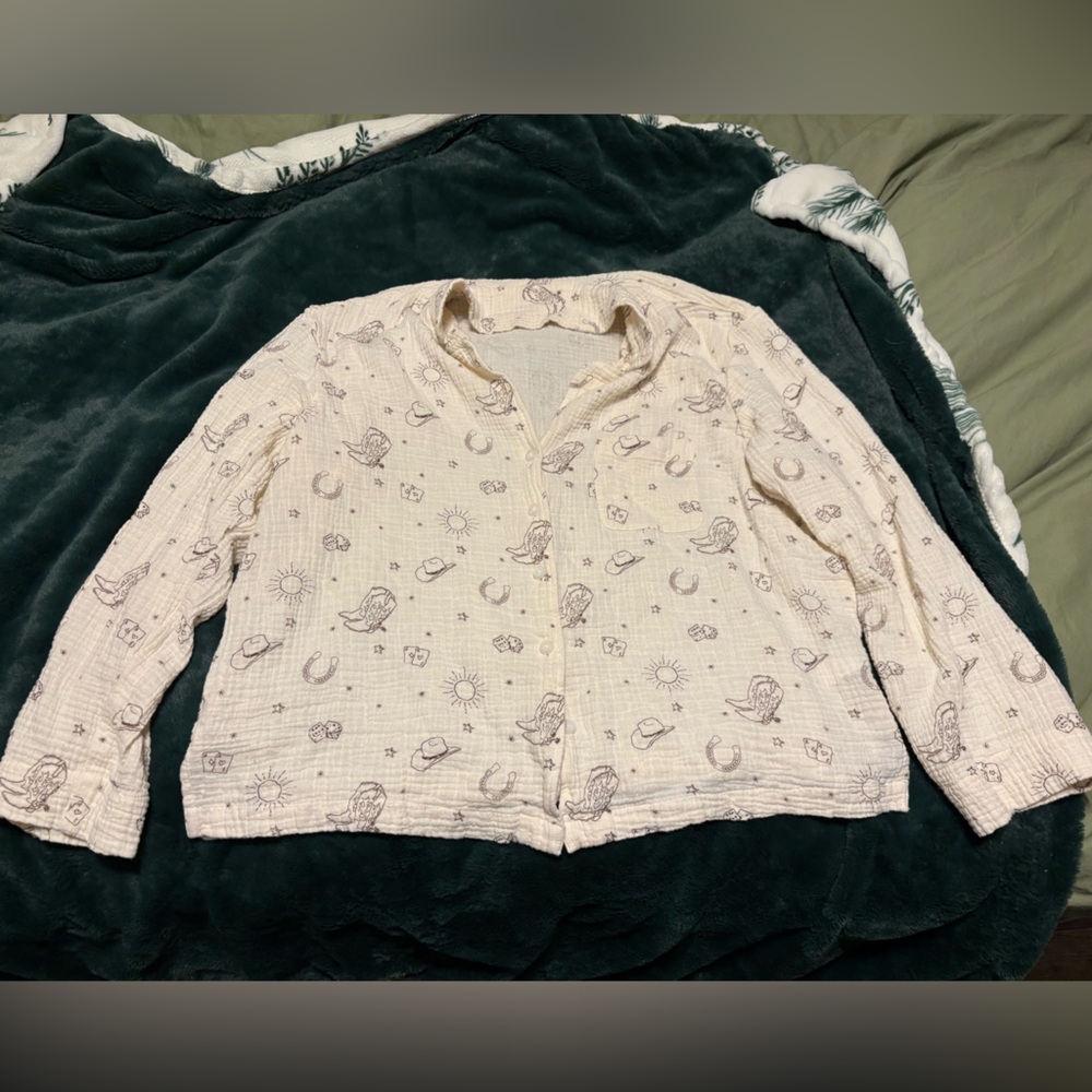 American Eagle Outfitters western pajamas